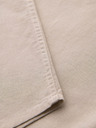 Ombre Clothing Herren Kurzarmhemd mit kubanischem Kragen Beige Ombre Kleidung