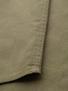Ombre Clothing Herren-Kurzarmhemd mit Cuban-Kragen khaki Ombre Clothing