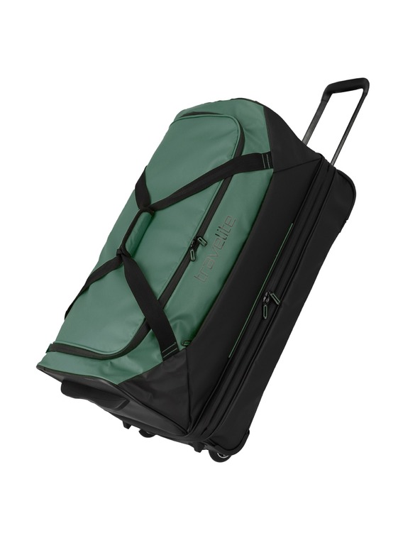 Travelite Travelite Basics Wheeled Duffle exp. Schwarz/Grün