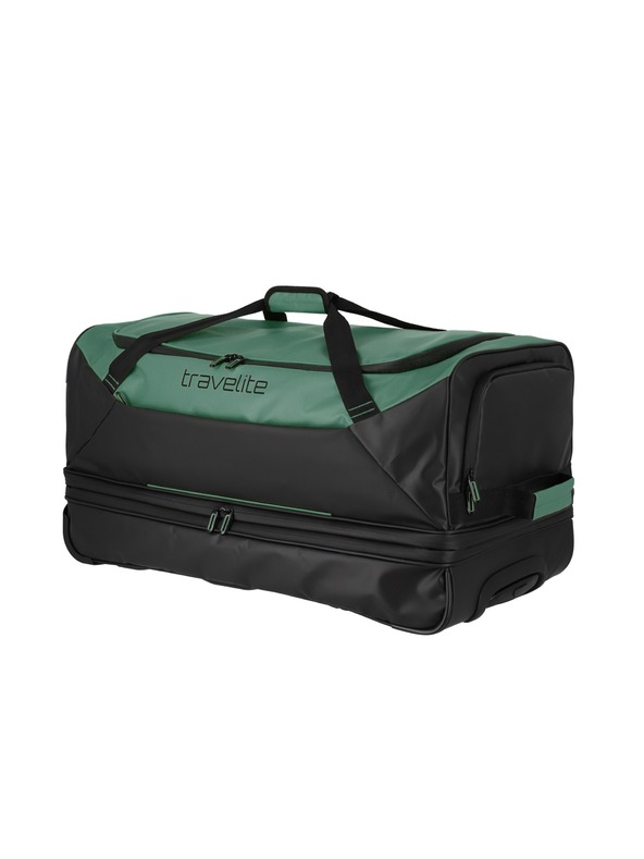 Travelite Travelite Basics Wheeled Duffle exp. Schwarz/Grün