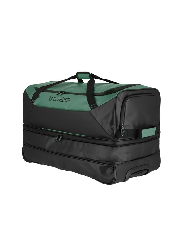 Travelite Travelite Basics Wheeled Duffle exp. Schwarz/Grün