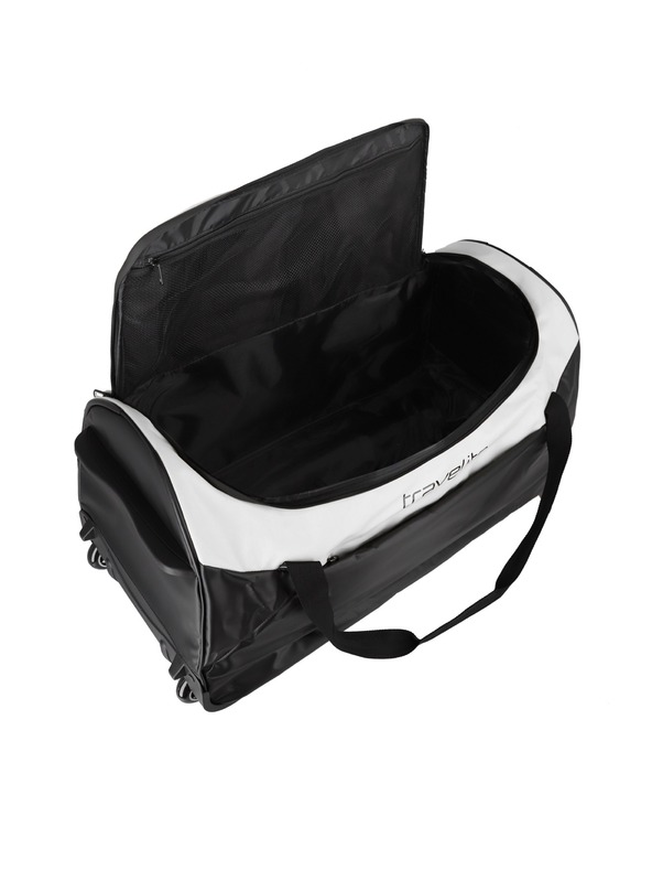 Travelite Travelite Basics Trolley Reisetasche Schwarz/Weiß