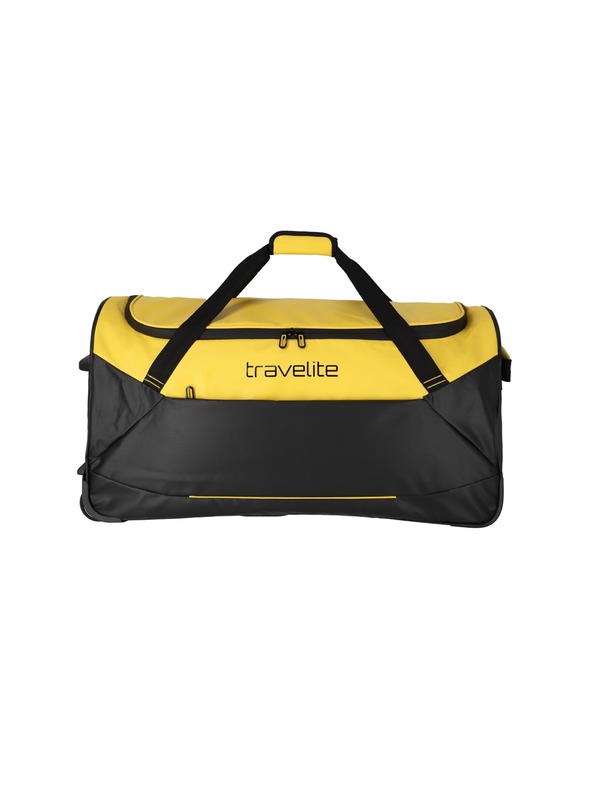 Travelite Travelite Basics Trolley-Reisetasche Schwarz/gelb