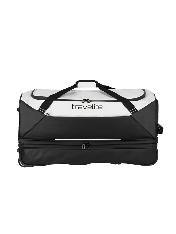 Travelite Travelite Basics Wheeled Duffle exp. Schwarz/Weiß