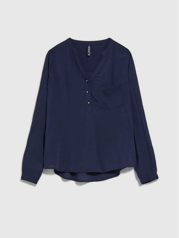 Moodo Dunkelblaues Damenhemd von Moodo