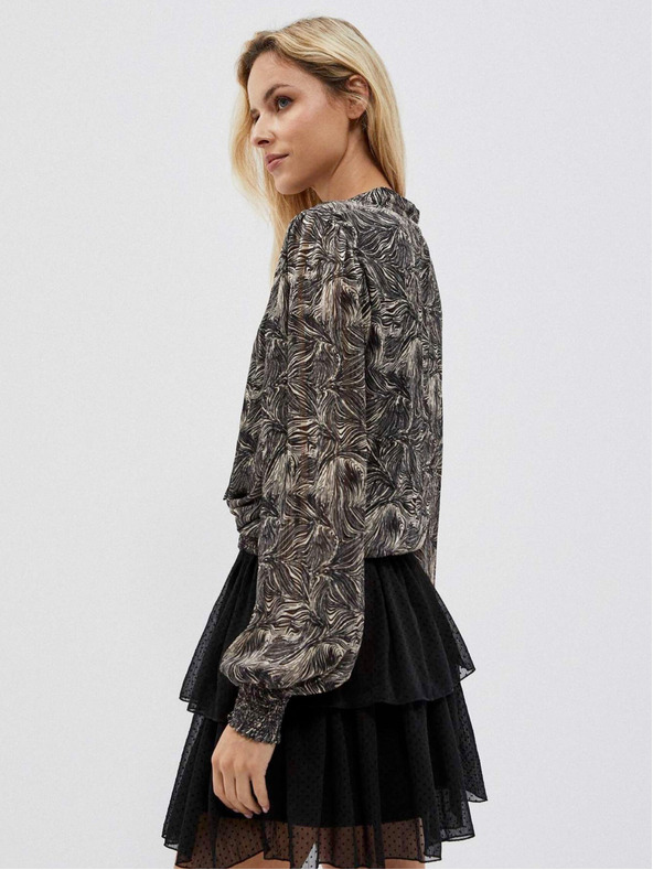 Moodo Schwarze Damenbluse Moodo