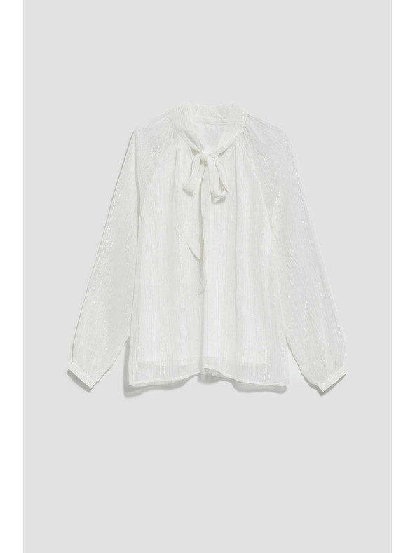 Moodo Weiß Damen Bluse Moodo