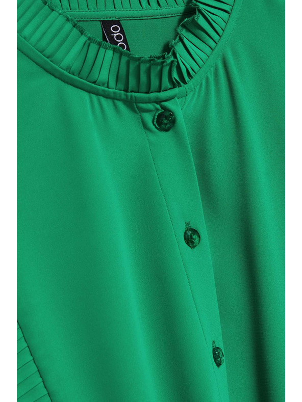 Moodo Grüne Damenbluse Moodo