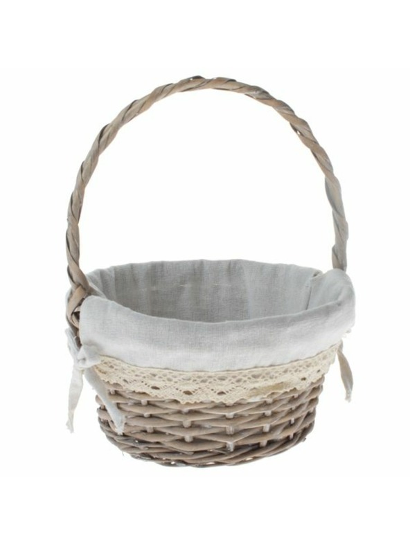Casa de Engel Flechtkorb mit Stoff, 0/24