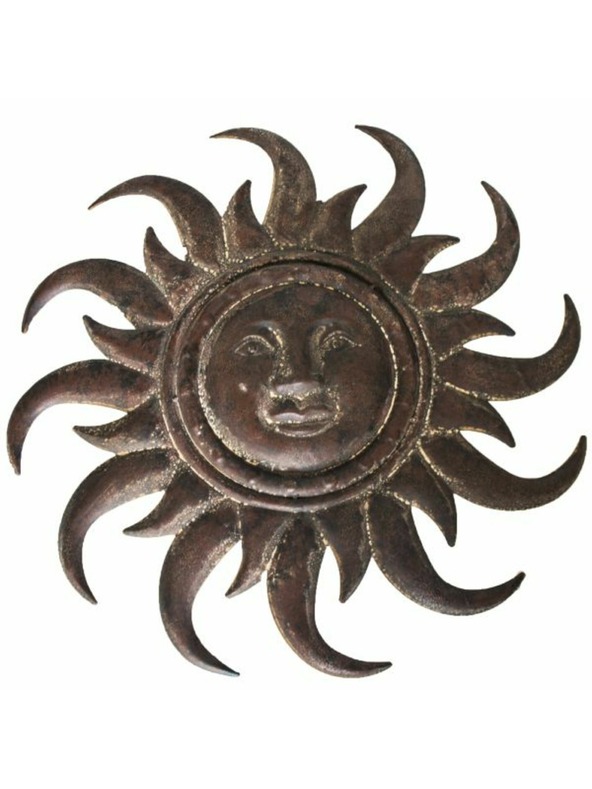 Casa de Engel Wanddekoration aus Metall - Sonne, 0/12