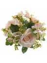 Casa de Engel Künstlicher Kranz - Rosen und Hortensien, cremeweiß, 24/120