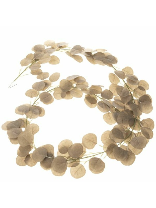 Casa de Engel Künstliche Girlande - Eukalyptus, beige, 0/200