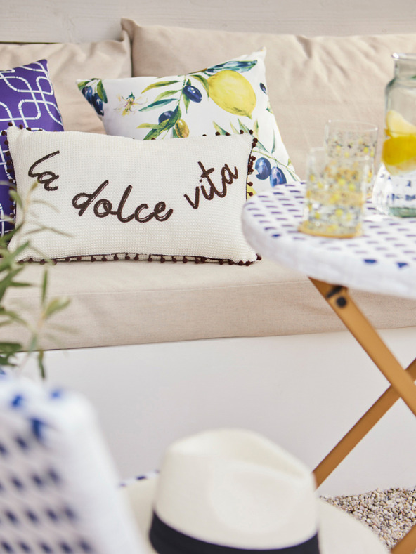 Kaemingk Weißes Outdoor-Kissen Kaemingk