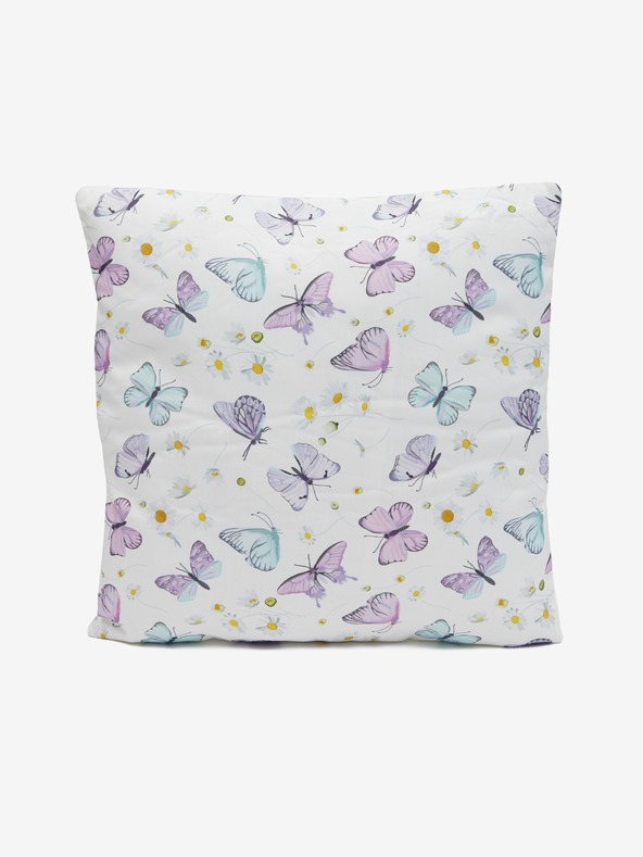 Kaemingk Weißes Outdoor-Kissen mit Kaemingk-Motiv