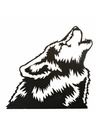 Casa de Engel Holz-Wanddekoration - Wolf, 0/25