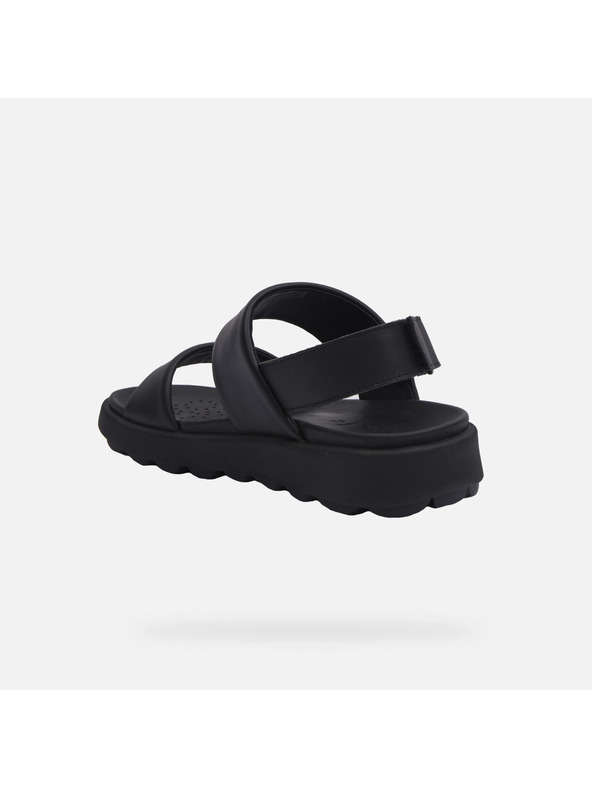 Geox Schwarze Herren Geox Spherica Ec6 Sandalen