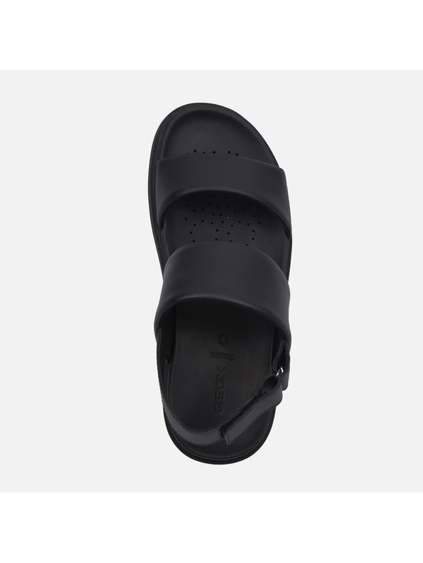 Geox Schwarze Herren Geox Spherica Ec6 Sandalen