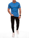 Edoti Herren T-Shirt mit Aufdruck S2033 - weiß OTHER