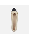 Geox Cremefarbene Damen-Ballerinas Geox Millianee
