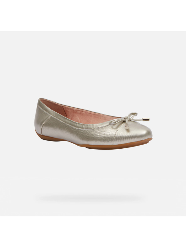 Geox Goldene Damen-Ballerinas Geox Charlene