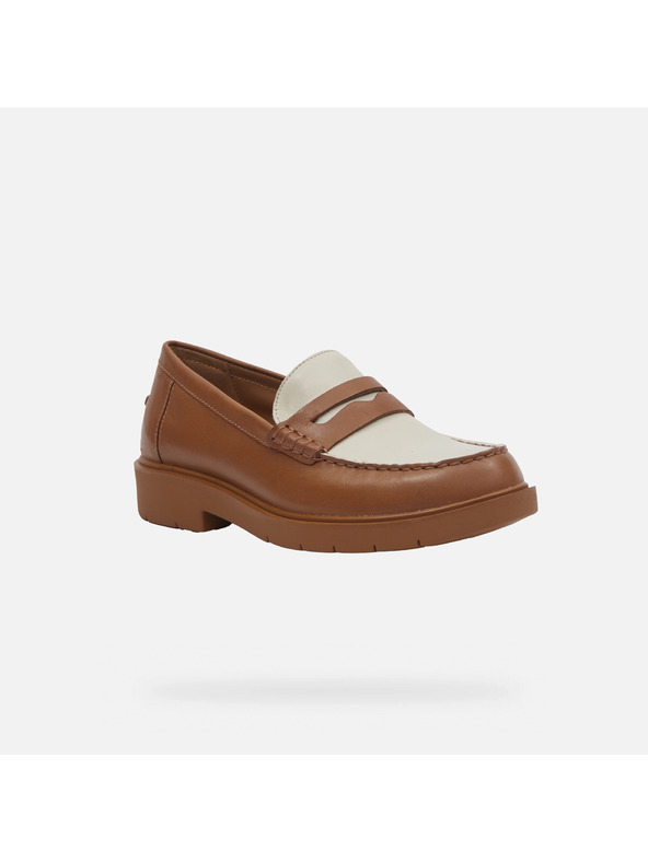 Geox Braune Damen-Mokassins Geox Spherica EC1