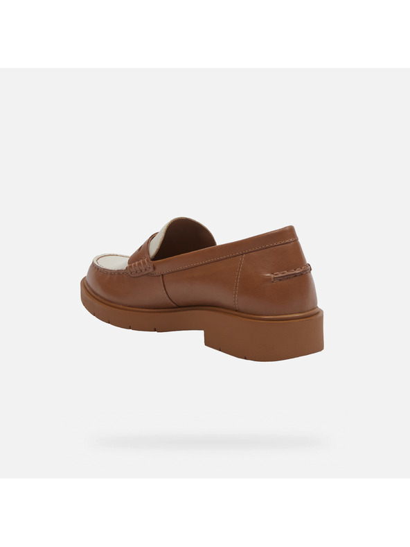 Geox Braune Damen-Mokassins Geox Spherica EC1