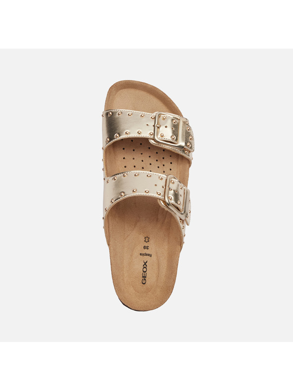 Geox Goldene Damen-Pantoletten Geox Brionia R