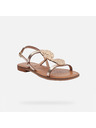 Geox Goldene Geox Maddalusiac Damensandalen