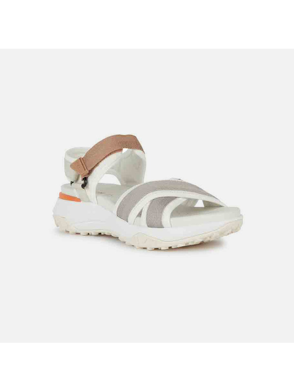 Geox Graue Damen-Sandalen Geox Sorapis + Grip A