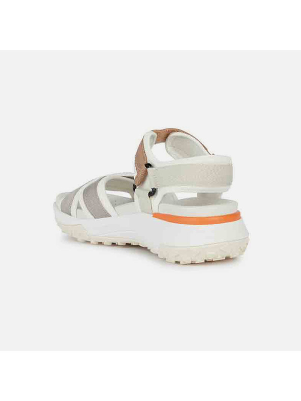 Geox Graue Damen-Sandalen Geox Sorapis + Grip A