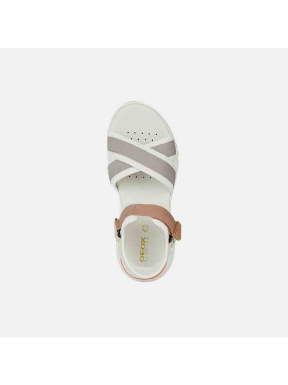 Geox Graue Damen-Sandalen Geox Sorapis + Grip A