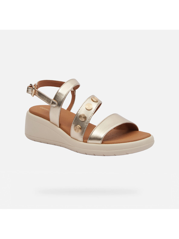 Geox Goldene Damen-Sandalen Geox Meliconia