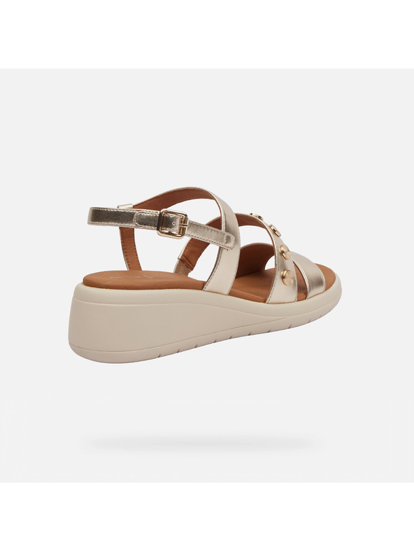 Geox Goldene Damen-Sandalen Geox Meliconia