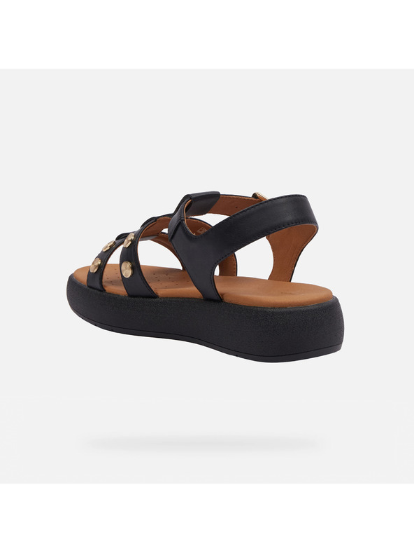 Geox Schwarze Damen-Sandalen Geox Camalei