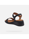 Geox Schwarze Damensandalen Geox Meliconia
