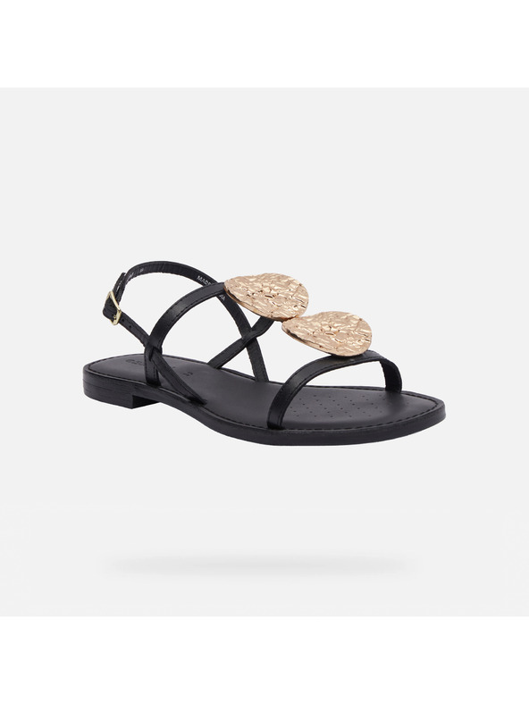 Geox Schwarze Damen-Sandalen Geox Maddalusiac