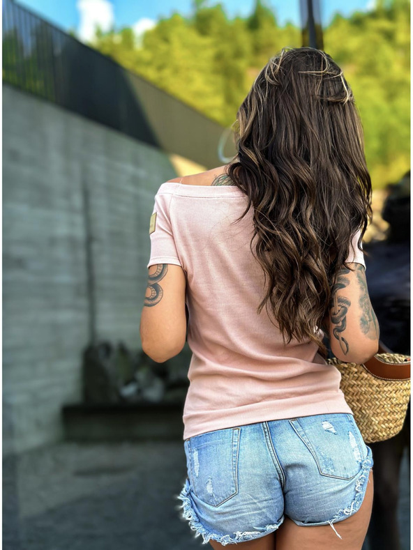 Edoti Modische Damenbluse LLR023 - Schwarz OTHER