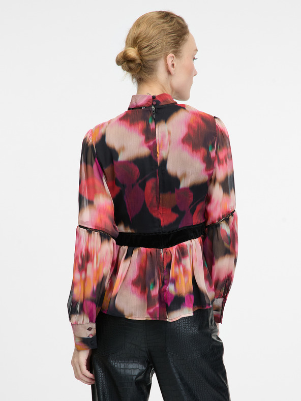 Orsay Rot gemusterte Bluse ORSAY