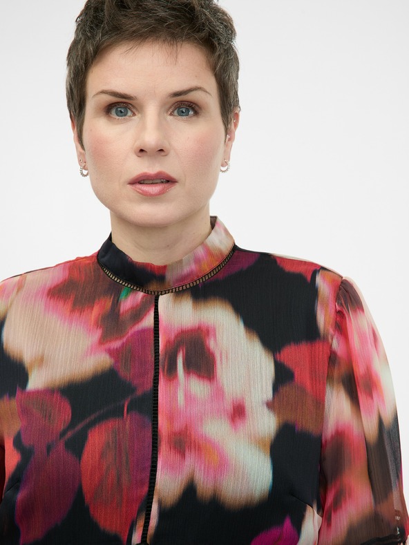 Orsay Rot gemusterte Bluse ORSAY