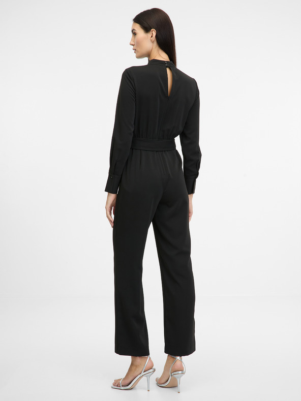 Orsay Schwarzer langärmeliger Damen-Overall ORSAY