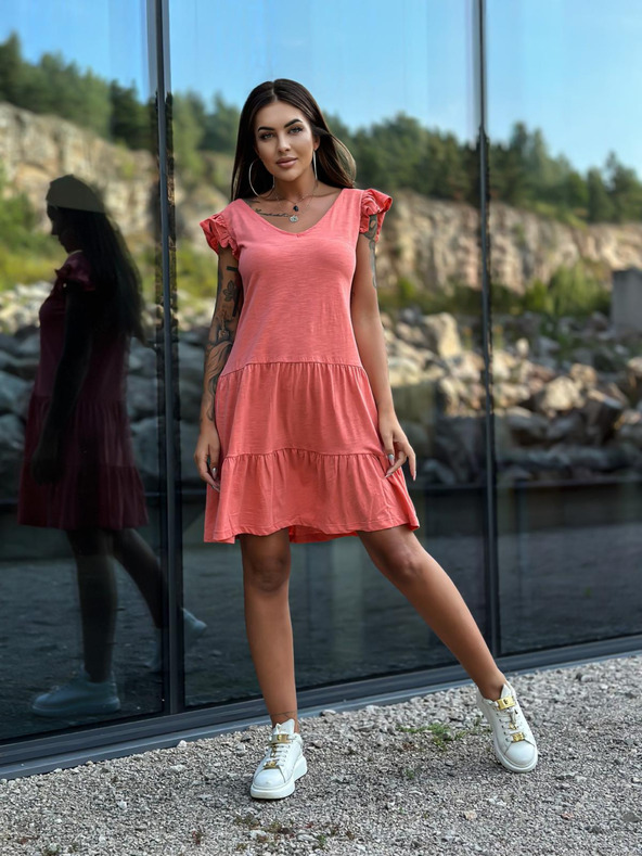 Edoti Damen Mini-Kleid DLR106 - Rosa OTHER