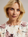 Moodo Damen-T-Shirt mit Blumenmuster Moodo