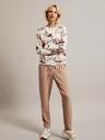 Moodo Damen-T-Shirt mit Blumenmuster Moodo