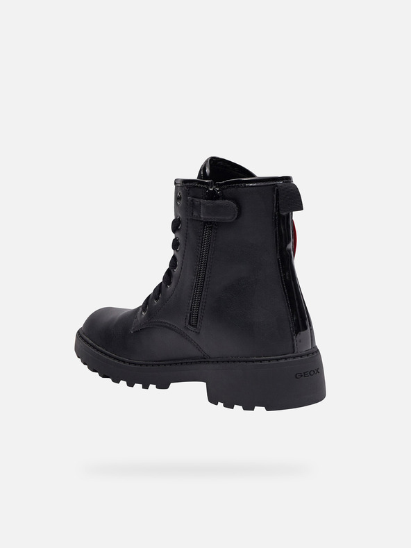 Geox Schwarze Mädchen-Stiefeletten Casey Girl