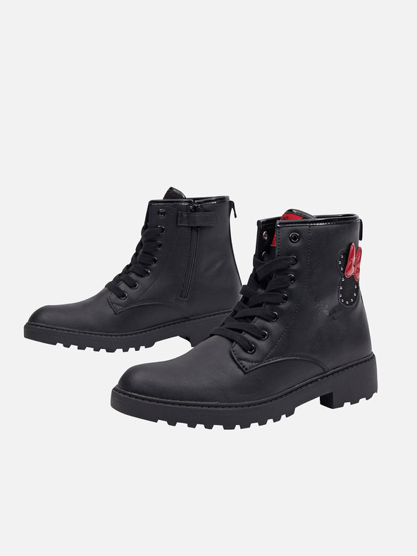 Geox Schwarze Mädchen-Stiefeletten Casey Girl