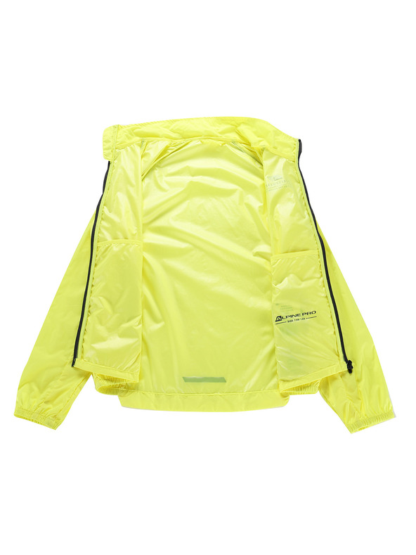 ALPINE PRO Ultraleichte Kinderjacke mit DWR-Beschichtung ALPINE PRO SPINO 2 neon yellow