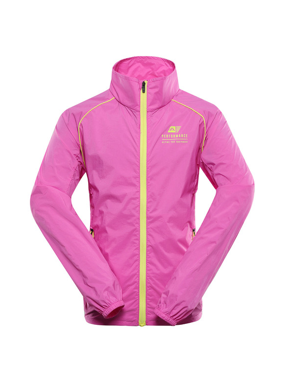 ALPINE PRO Ultraleichte Kinderjacke mit DWR-Beschichtung ALPINE PRO SPINO 2 neon pink