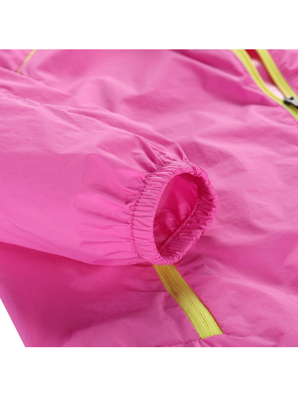 ALPINE PRO Ultraleichte Kinderjacke mit DWR-Beschichtung ALPINE PRO SPINO 2 neon pink