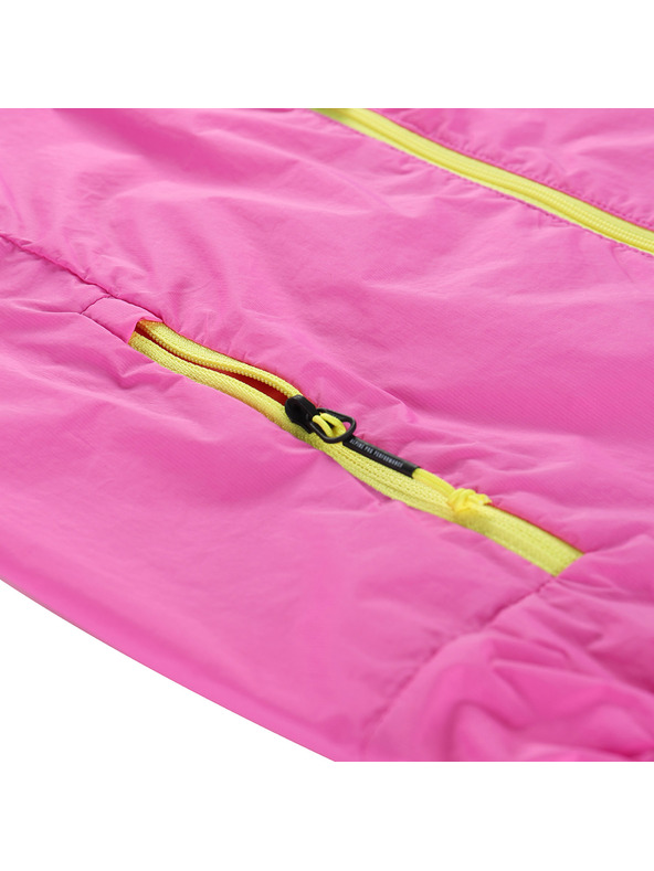 ALPINE PRO Ultraleichte Kinderjacke mit DWR-Beschichtung ALPINE PRO SPINO 2 neon pink