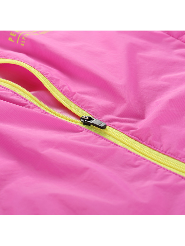 ALPINE PRO Ultraleichte Kinderjacke mit DWR-Beschichtung ALPINE PRO SPINO 2 neon pink